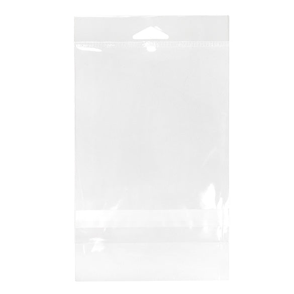 Headerbags 12,4x15,2cm met beschermende Sluiting (100 stuks) [HB5B1PC]