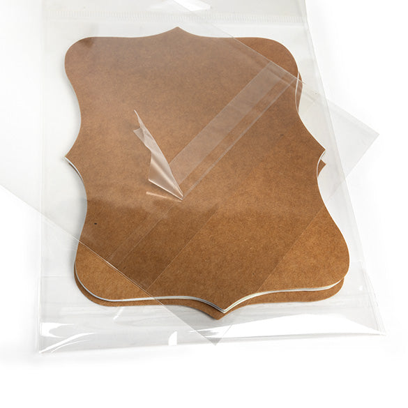 Headerbags 12,4x15,2cm met beschermende Sluiting (100 stuks) [HB5B1PC]