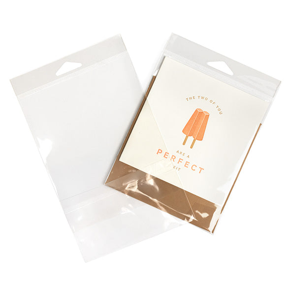 Headerbags 12,7x15,2cm met beschermende Sluiting (100 stuks) [HB5B2PC]