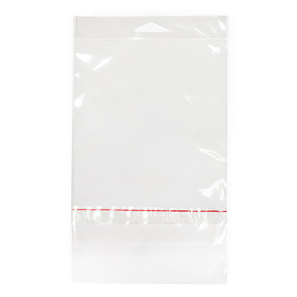 Headerbags 13,8x17,8cm met beschermende Sluiting (100 stuks) [HB6B3PC]