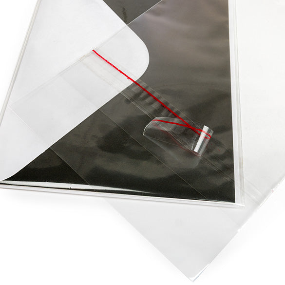 Headerbags 13,8x17,8cm met beschermende Sluiting (100 stuks) [HB6B3PC]