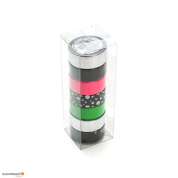 Plastic Doosjes 5,1x5,1x15,2cm Autolock Bodem (25 stuks) [PLB137]