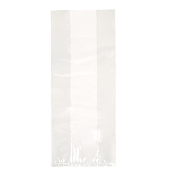 Plastic Zakken 12,5x7x30cm met zijvouw (100 stuks) [GB1]