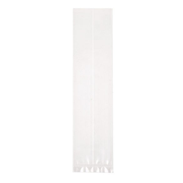 Plastic Zakken 5,1x5,1x21cm met zijvouw (100 stuks) [GB21]