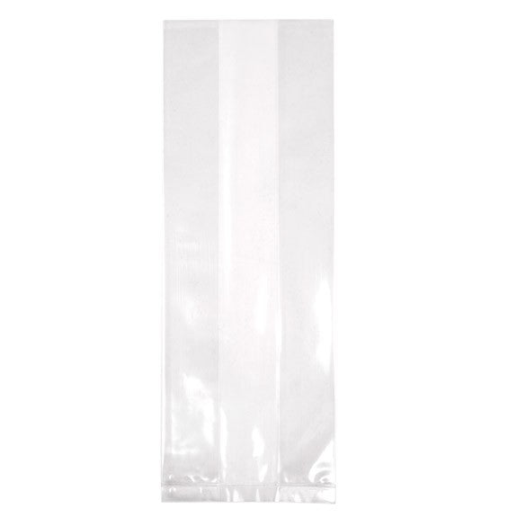 Plastic Zakken 8,9x5,7x24,8cm met zijvouw (100 stuks) [GB25]