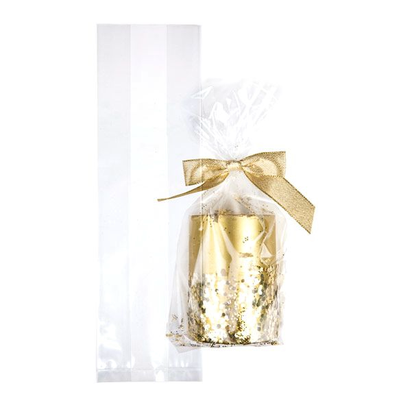 Plastic Zakken 8,9x5,7x30,5cm met zijvouw (100 stuks) [GB26]