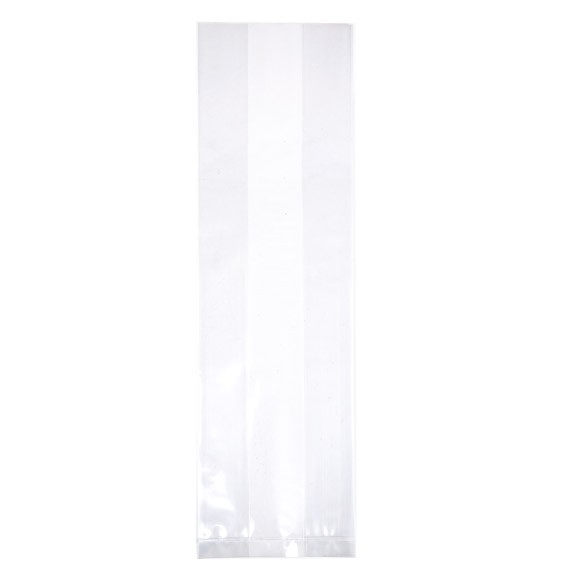 Plastic Zakken 8,9x5,7x30,5cm met zijvouw (100 stuks) [GB26]