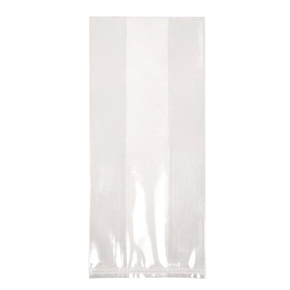 Plastic Zakken 7,6x5,1x16,5 cm met zijvouw (100 stuks) [GB6]