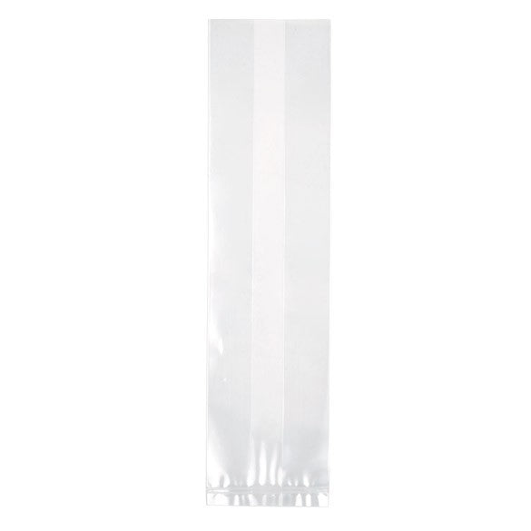 Plastic Zakken 5x3,8x20,3cm met zijvouw (100 stuks) [GB9]