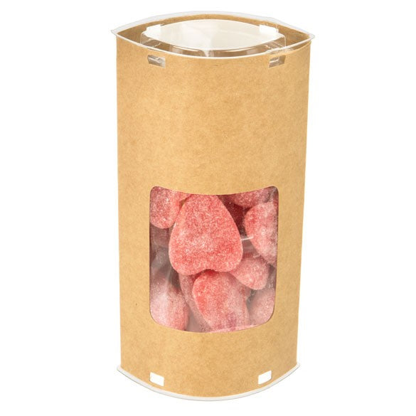 Luxe geschenkdoosjes met venster (ovaal) 7.8x5.2x15.4cm (25 stuks) [KTEWS26]