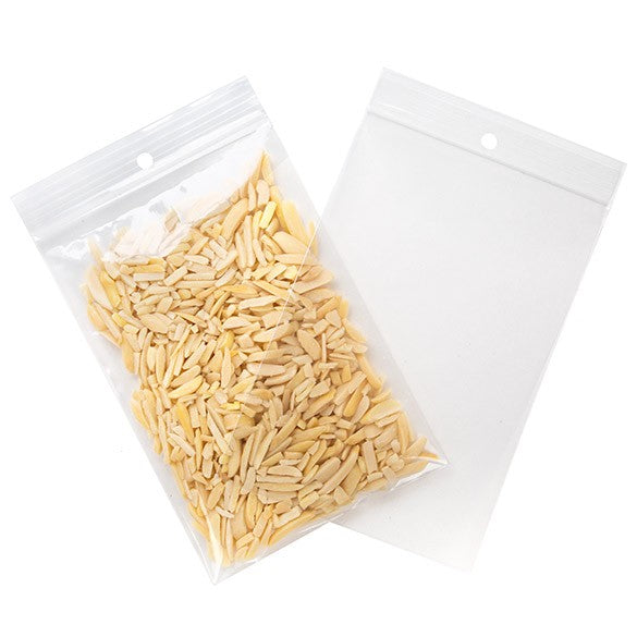 Gripzakken met Ophanggat 10x15cm Kristalhelder PP 75 Micron (100 stuks) [Z3R46]