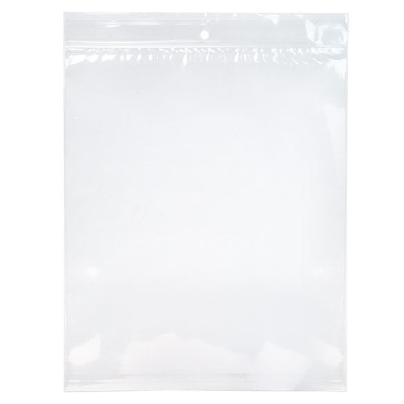 Gripzakken met Ophanggat 20,5x25,5cm Kristalhelder PP 75 Micron (100 stuks) [Z3R810]