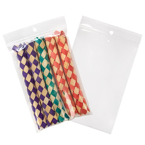 Gripzakken met Ophanggat en Luchtgat 10x15cm Kristalhelder PP 50 Micron (100 stuks) [ZR46V]