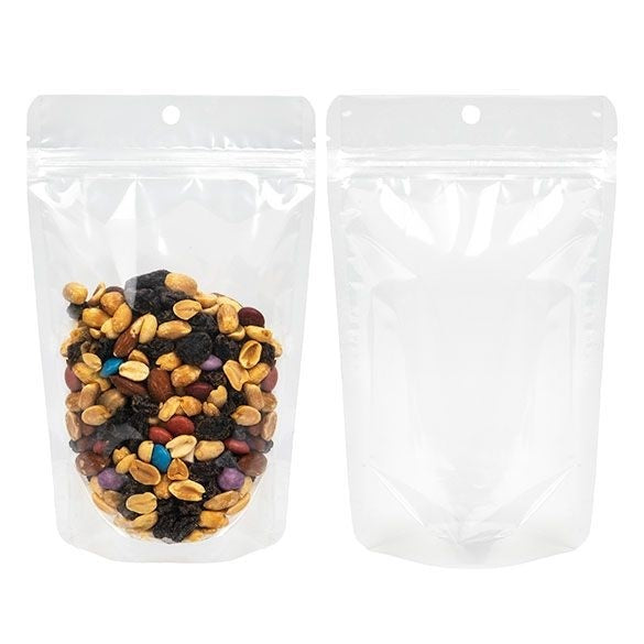 Stazakken Transparant 13x7,9x20,6cm | 113 gram met rond ophanggat (100 stuks) [ZBG3H]