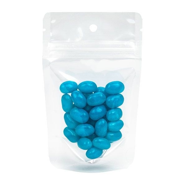 Stazakken Transparant 7,9x5,1x13cm Gelamineerd | 28 gram met rond ophanggat (100 stuks) [ZBGCC1H]