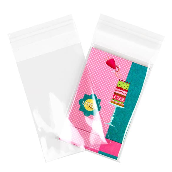 Plastic Zakken 8,5x13cm Transparant en Hersluitbaar (100 stuks) [B3]