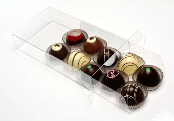 Doos voor (chocolade) Truffels met Interieur 10.8x4.1x21.6cm (100 Stuks) [CNDY193]