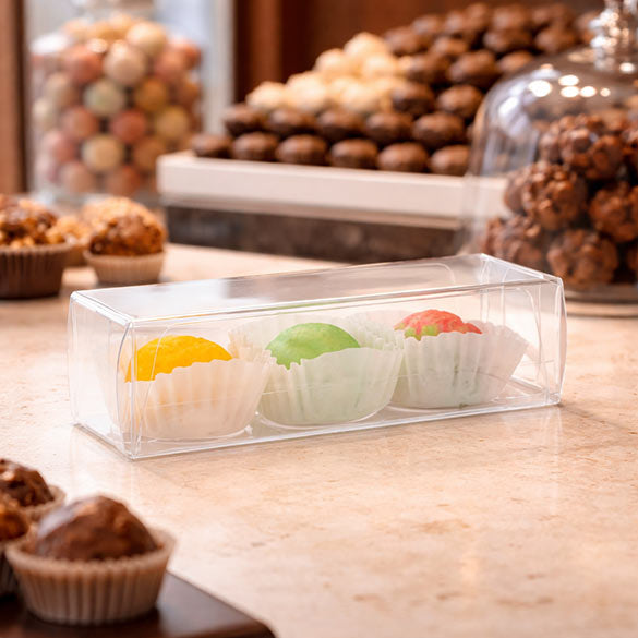 Doosje voor Chocolaatjes met Interieur 3.5x3.5x10.8cm (100 Stuks) [CNDY196]