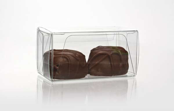 Plastic Gift Boxes for Chocolates 3.5x3.7x7cm with Insert (100 pieces) [CNDY226]
