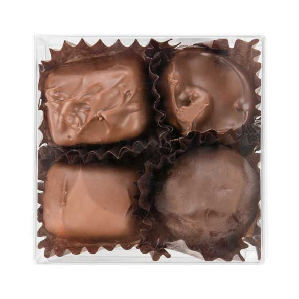 Doosje voor Chocolaatjes met Interieur 7x3.7x7cm (100 Stuks) [CNDY227]