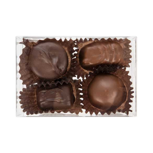 Plastic Gift Boxes for Chocolates 7x3.7x10.5cm with Insert (100 pieces) [CNDY229]