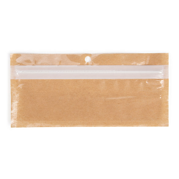 Gripzakken Milieuvriendelijk Kraft 14x4.4 cm (100 stuks) [HZBBE8KC]