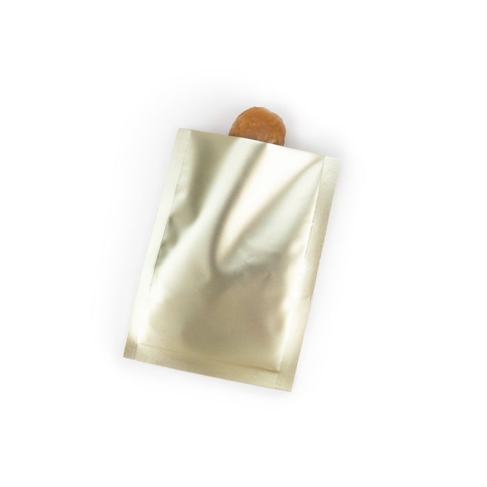 Matte Gold Single Use Child Resistant Bags 6,5 x 9 cm