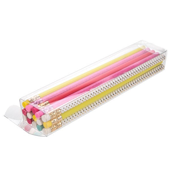Plastic Doosjes 3,8x2,5x19,1cm Kristalhelder (25 stuks) [FPB340]
