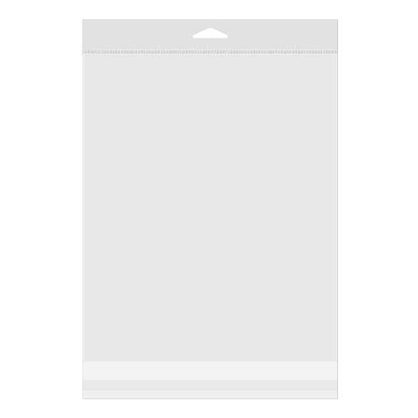 Headerbags 21,4x26cm Hersluitbaar en Kristalhelder (100 stuks) [HB108]