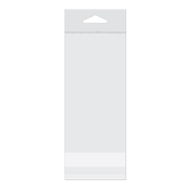 Headerbags 7,3x14,3cm Hersluitbaar en Kristalhelder (100 stuks) [HB2H5]