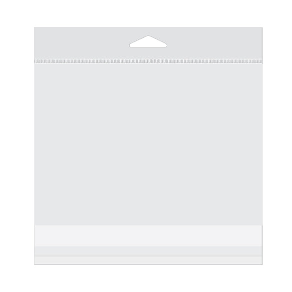 Headerbags 18,4x12,7cm Hersluitbaar en Kristalhelder (100 stuks) [HB5S]