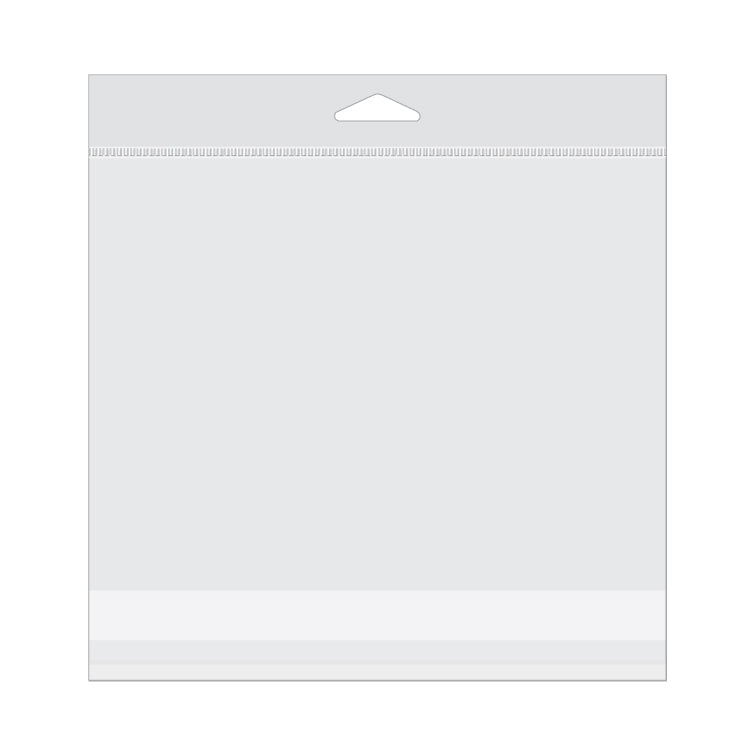Headerbags 20,3x15,2cm Hersluitbaar en Kristalhelder (100 stuks) [HB8X6E]