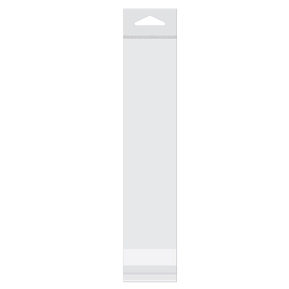 Headerbags 5,1x20,3cm Mogelijk om van bovenzijde te vullen (500 stuks) [J4T]