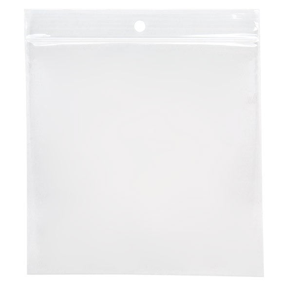 Gripzakken met Ophanggat 12,5x12,5cm Kristalhelder PP 100 Micron (100 stuks) [Z4R55]