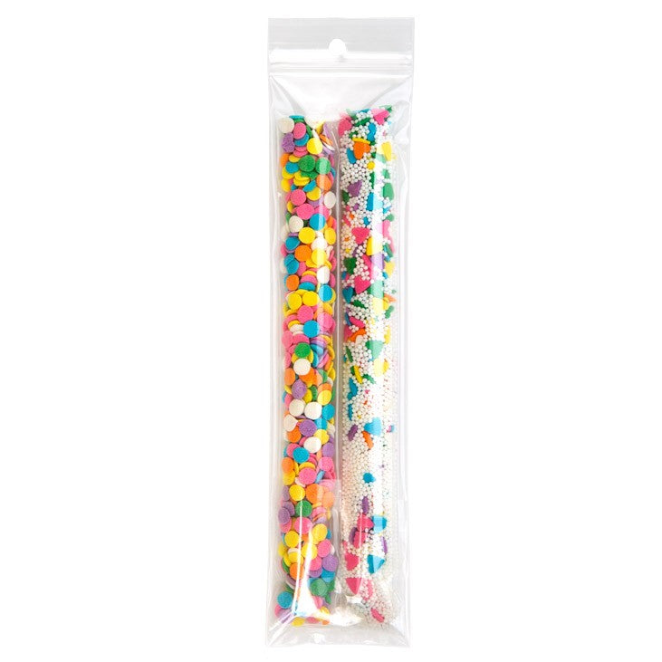 Gripzakken met Ophanggat 5x20,5cm Kristalhelder PP 50 Micron (100 stuks) [ZR28]