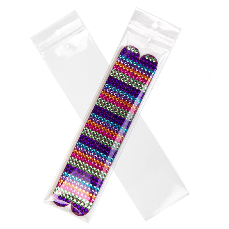 Gripzakken met Ophanggat en Luchtgat 5x20cm Kristalhelder PP 50 Micron (100 stuks) [ZR28V]