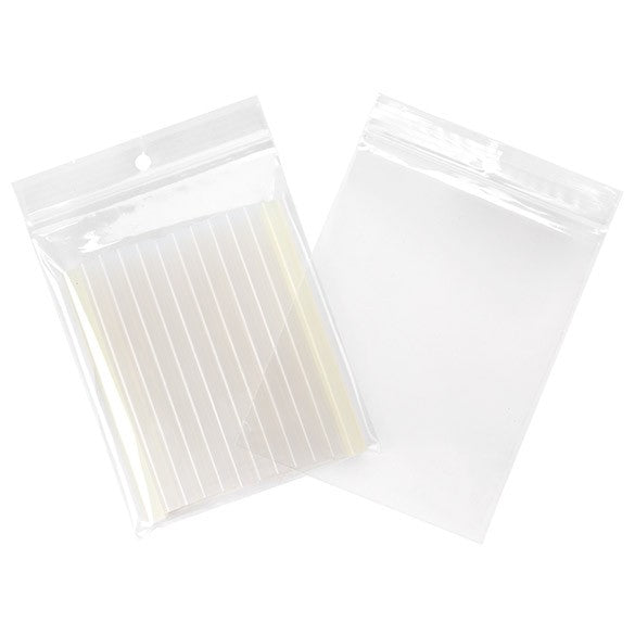 Gripzakken met Ophanggat 10x12,5cm Kristalhelder PP 50 Micron (100 stuks) [ZR45]