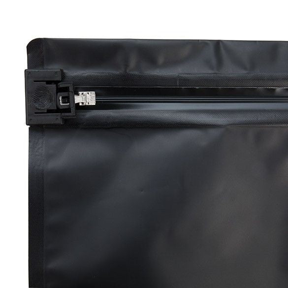 Plastic Zakken Mat Zwart 30,5x10,2x22,9cm met Kindveilige Sluiting (10 stuks) [CRZ912B]