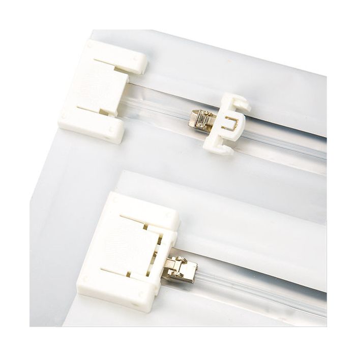 Plastic Zakken Mat Wit 30,5x10,2x22,9cm met Kindveilige Sluiting (10 stuks) [CRZ912W]