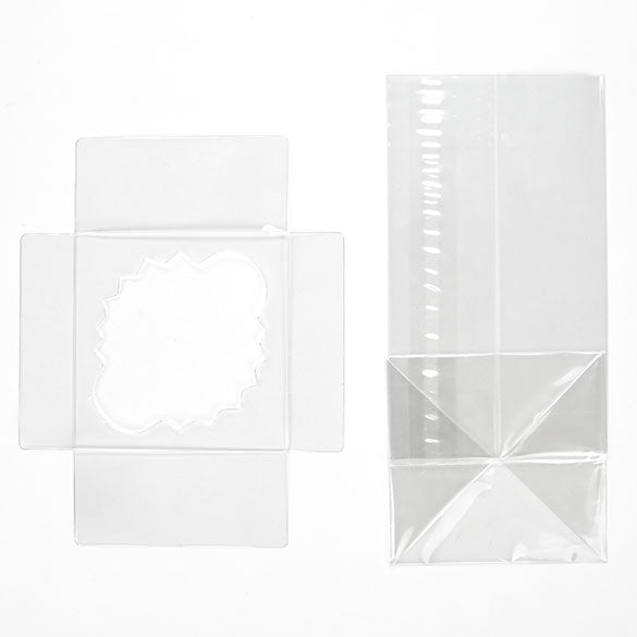 Cupcake Zakken voor 2 Mini cupcakes met kaart 12.7x5.7x12.7cm (100 Stuks) [CBG9]