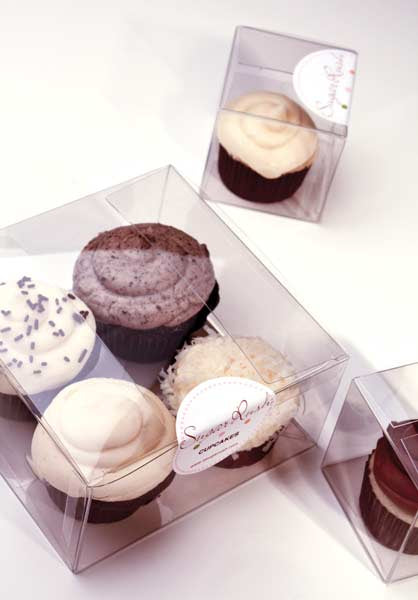 Cupcake Dozen voor 2 Cupcakes 17.8x10.2x10.2cm (100 Stuks) [CBS174]