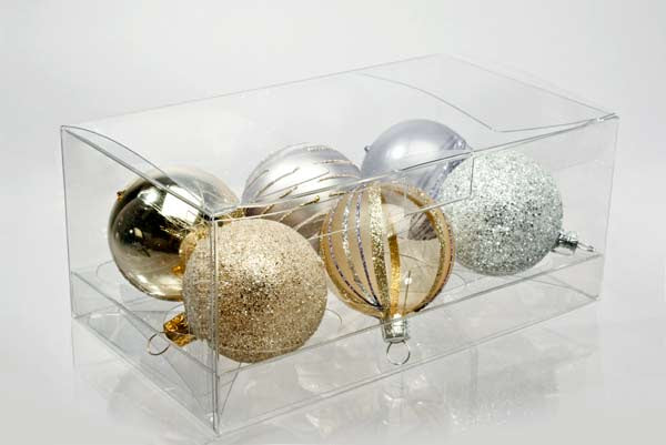 Plastic Gift Boxes for 6 mini Cupcakes or muffins 17.8x10.2x7.6cm (100 pieces) [CBS179]