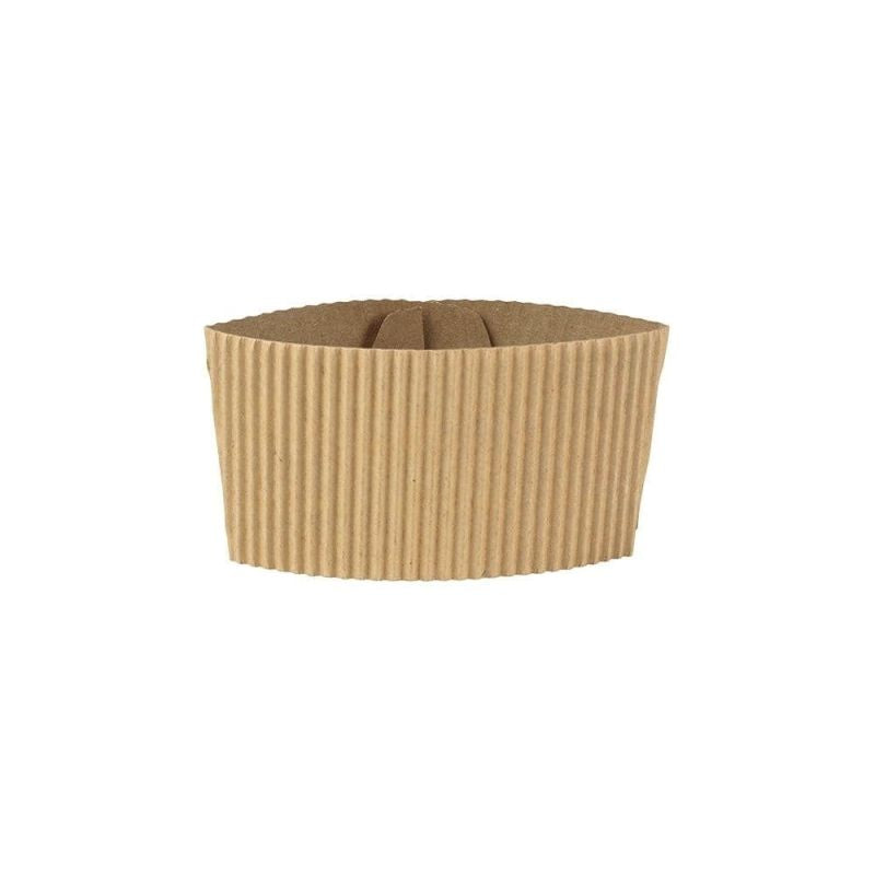 Cup sleeves Cardboard for 200 ml Paper Cup, Brown (1000 pieces)