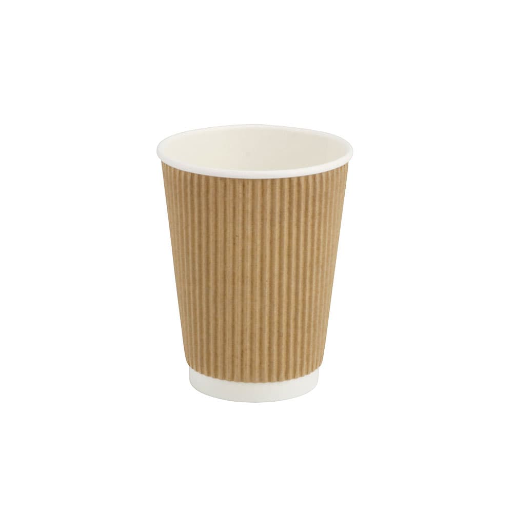 Fluted cup 300 ml Ø 90 mm Brown (500 pieces)
