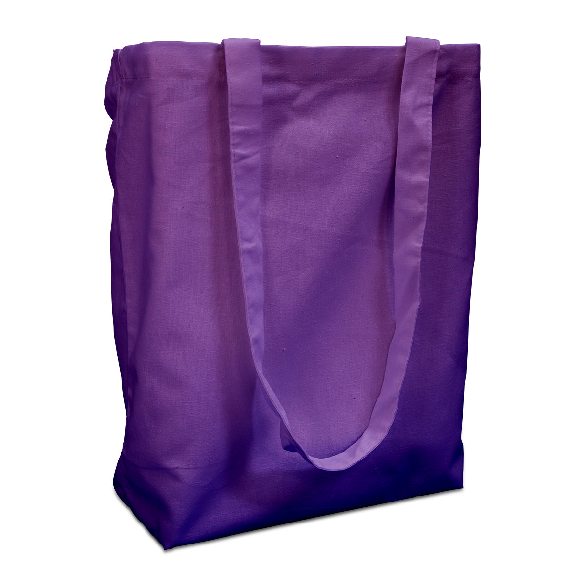 Cotton carrier bags 38x42cm with handle purple 38x42cm (250 pcs.)