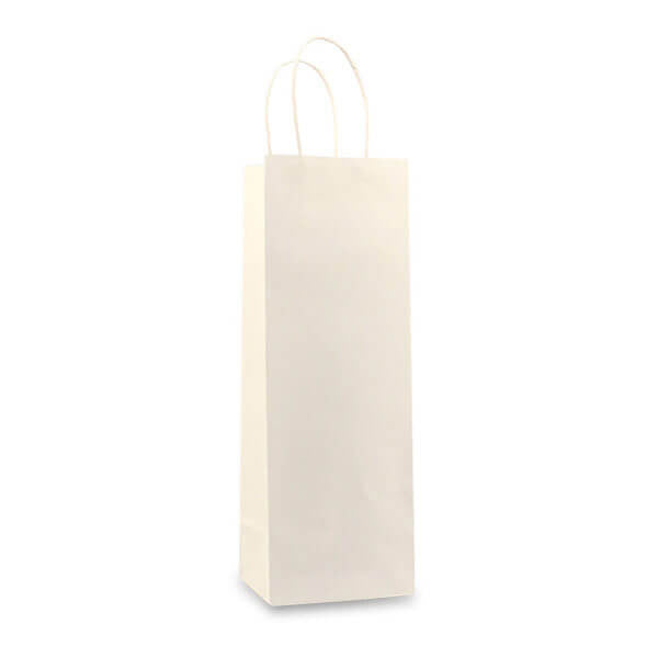 Wine bags 12+10x35cm White (100 pcs)