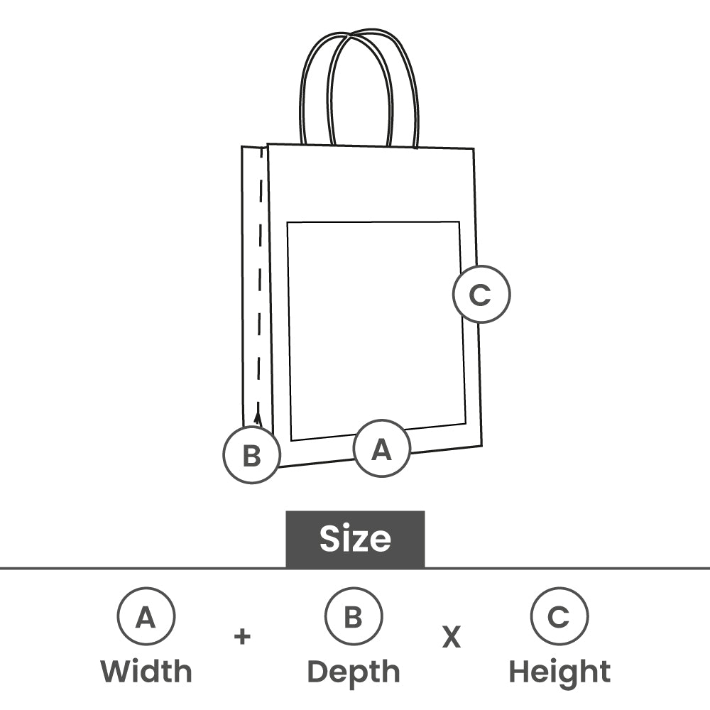 Cadeautasjes met venster en tag 22+12x32cm Kraft (100 stuks) [FP-DPT099]