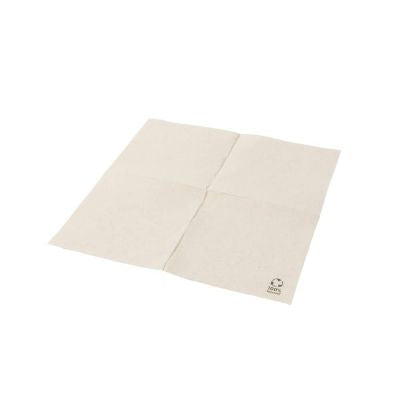 Servetten Papier Bruin 25 x 25 cm, 2 laags 1/4 vouw (3000 stuks) [GB-DSE02821]