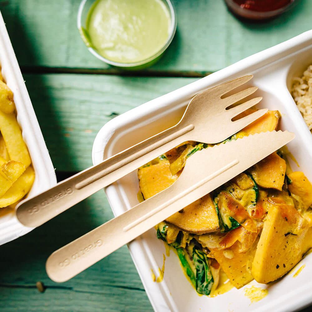 Vork Papier 16,5 cm Bruin (1.000 stuks) [GB-DSE06360]