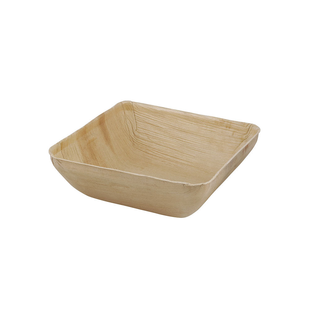 Schalen Palmware® 18x5x18 cm 800 ml, met deksel vierkant (60 stuks) [GB-DTW05465]